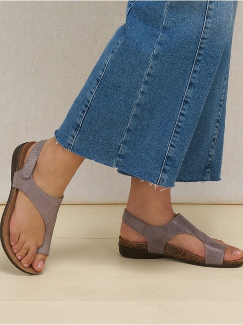 Dansko Reece Leather Sandals Size 36 US 5.5/6 Brown